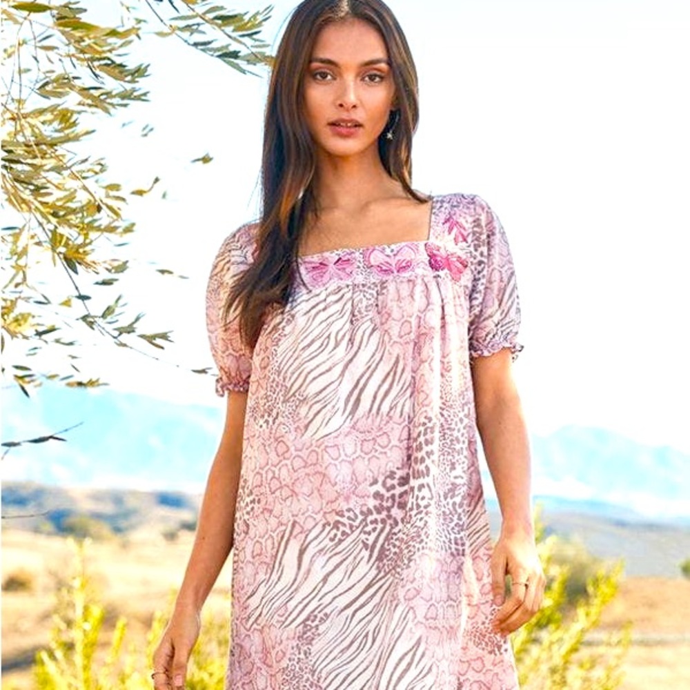 🆕Johnny Was Jayla Square Neck Park Dress